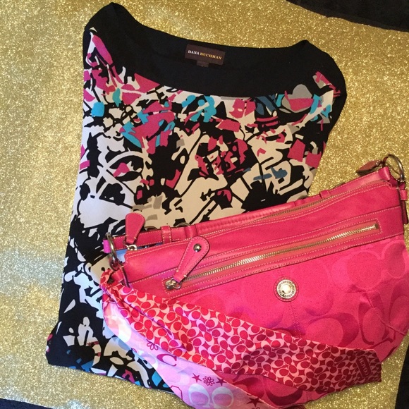 Ladies Designer Top Dana Buchman PRICE FIRM - Picture 6 of 7